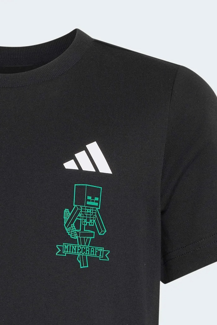 adidas футболка дитяча бавовняна MINECRAFT чорний KS9029