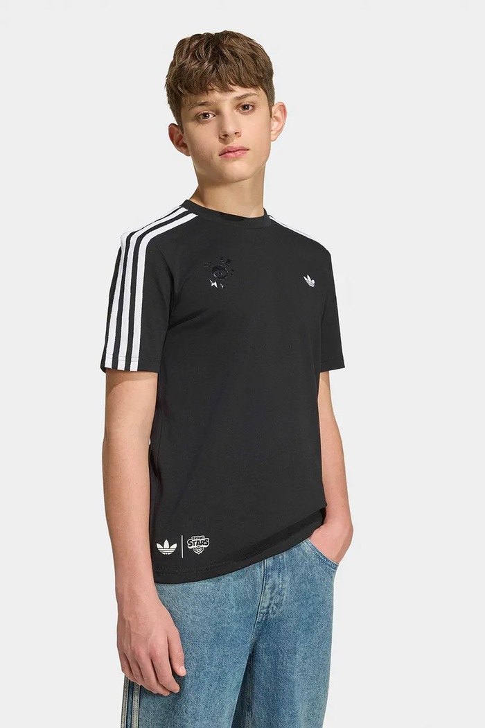 adidas Originals tričko detské bavlnené čierna KT4408