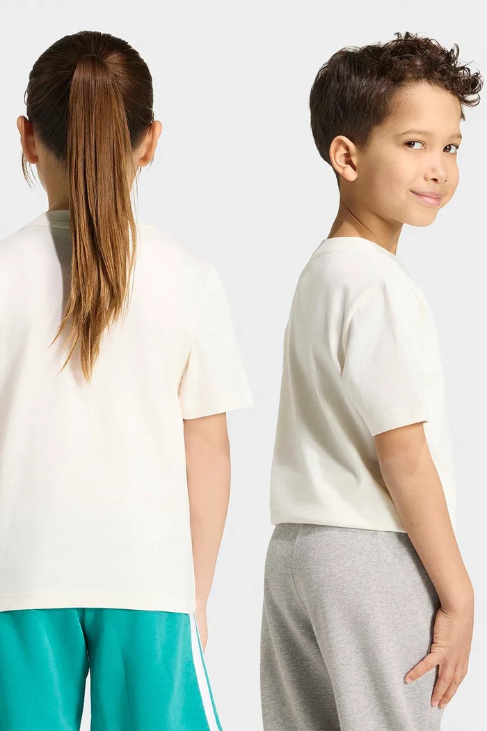 Κοριτσίστικα Adidas T-shirt παιδικό βαμβακερό KE1619 μπεζ