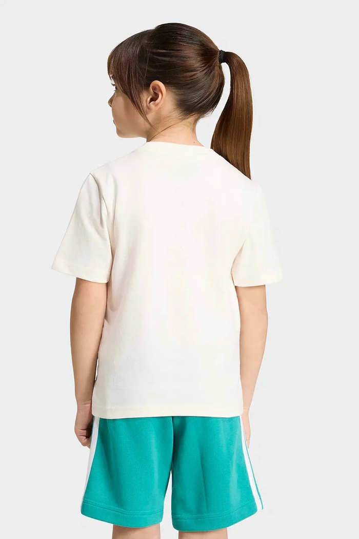 Adidas T-shirt παιδικό βαμβακερό KE1619 μπεζ