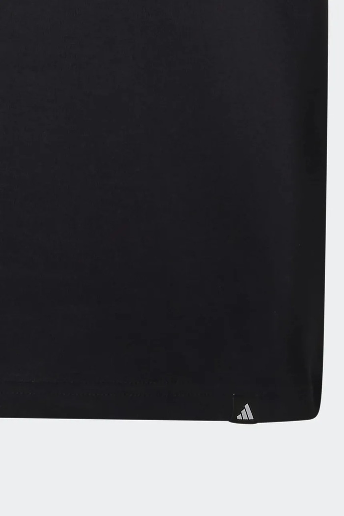 adidas T-shirt dziecięcy bawełniany czarny KE1613