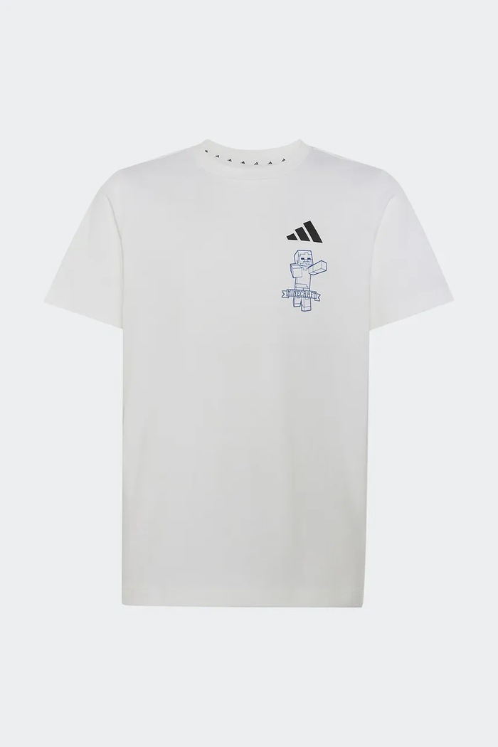 adidas футболка дитяча бавовняна MINECRAFT білий KH3205