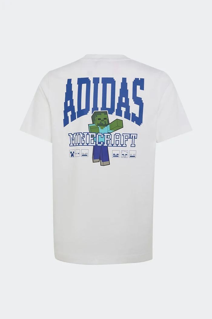 adidas футболка дитяча бавовняна MINECRAFT KH3205 білий AW26