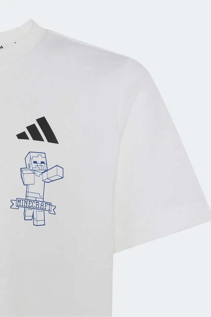 adidas футболка дитяча бавовняна MINECRAFT білий KH3205