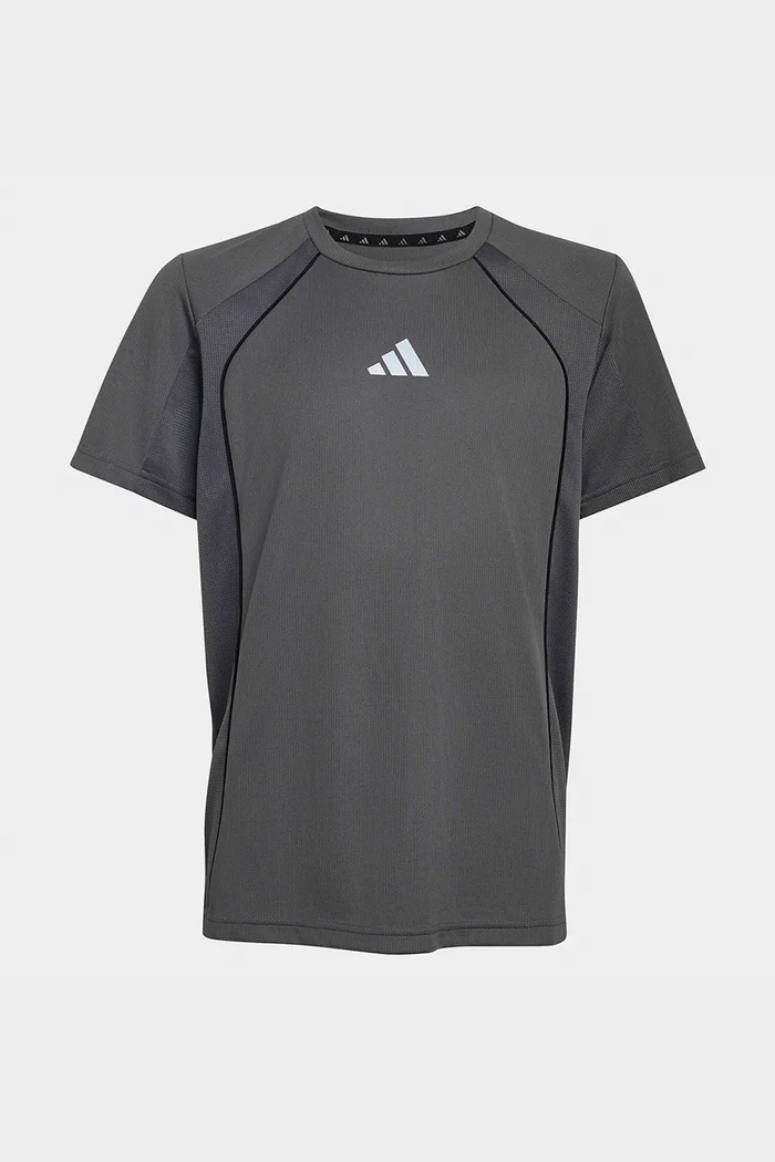 adidas футболка дитяча TRAIN ESSENTIALS SEASONAL KR8994 сірий AW26