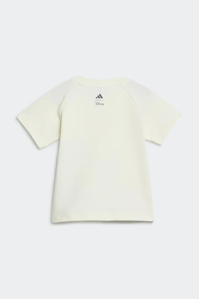 adidas футболка дитяча бавовняна з еластаном DISNEY MICKEY MOUSE KG6112 бежевий AW26