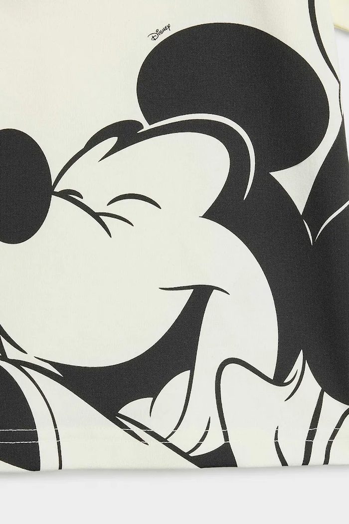 adidas футболка дитяча бавовняна з еластаном DISNEY MICKEY MOUSE бежевий KG6112
