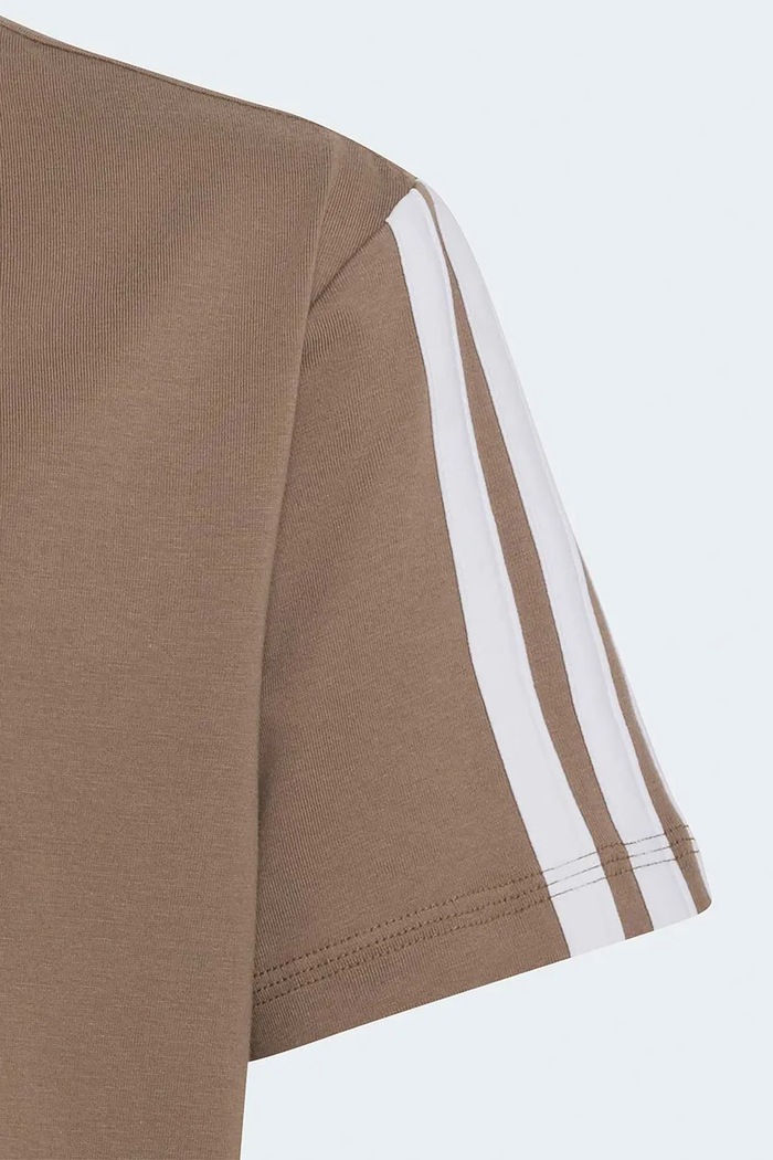 adidas футболка дитяча бавовняна коричневий KT3343
