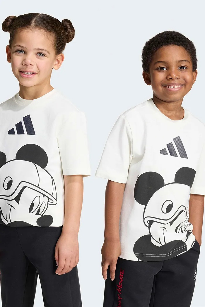 adidas tričko detské bavlnené s elastanom DISNEY MICKEY MOUSE béžová KS3956