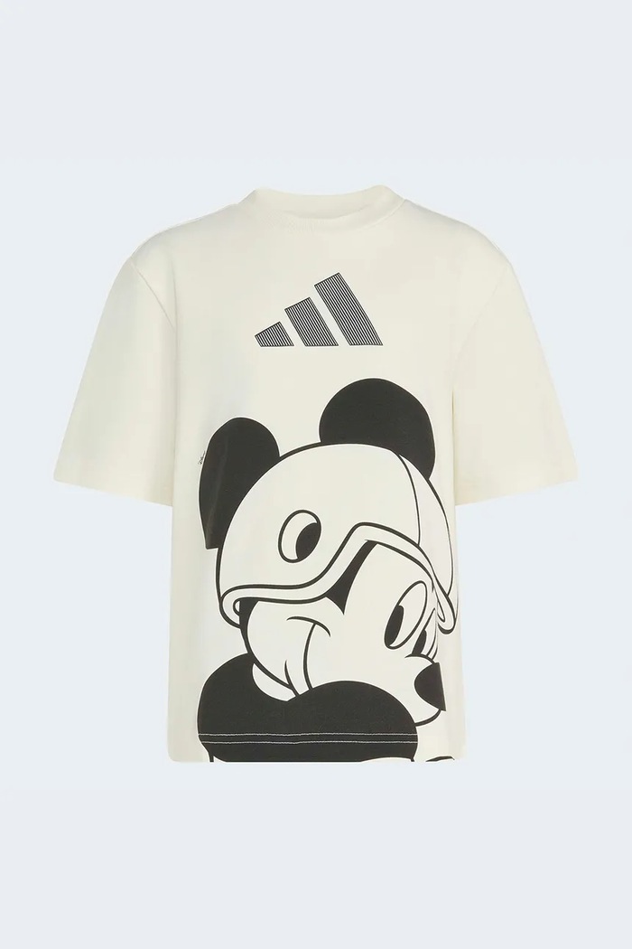 adidas tričko detské bavlnené s elastanom DISNEY MICKEY MOUSE KS3956 béžová AW26