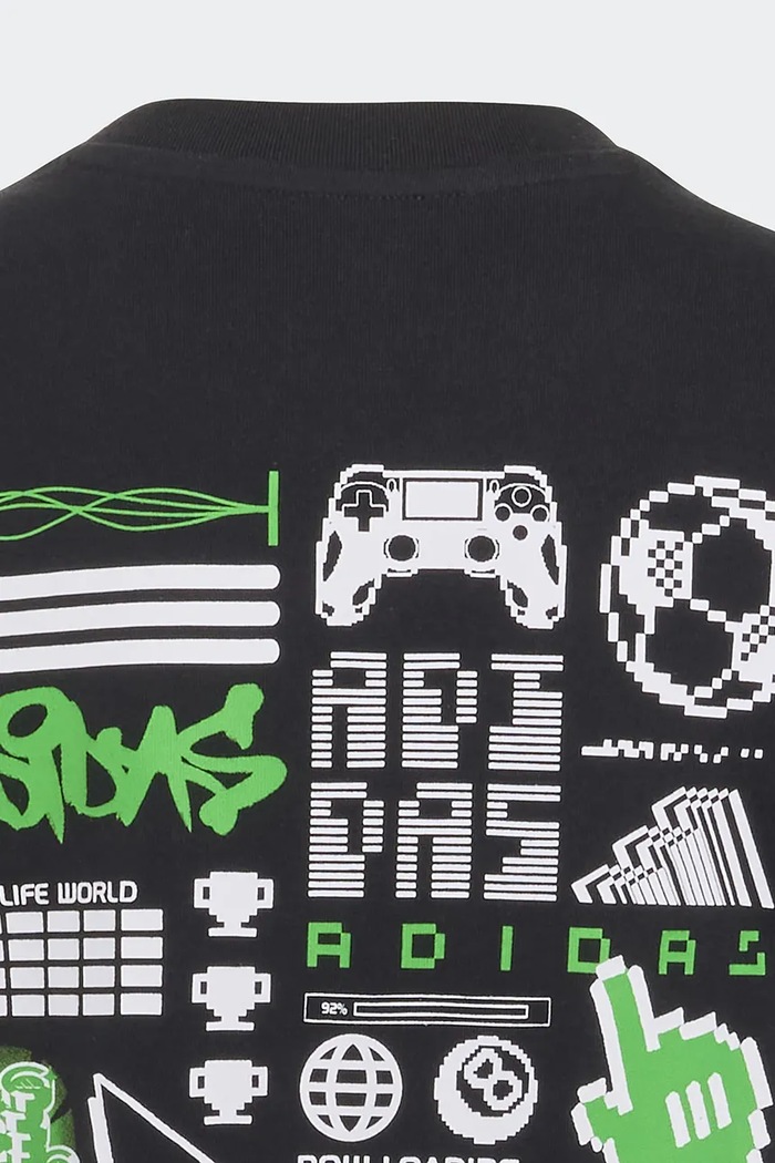 Κοριτσίστικα Adidas T-shirt παιδικό βαμβακερό KE1609 μαύρο