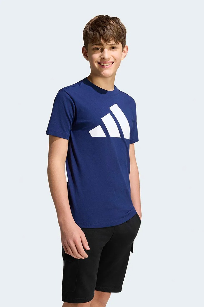 adidas tričko dětské bavlněné námořnická modř KR1646