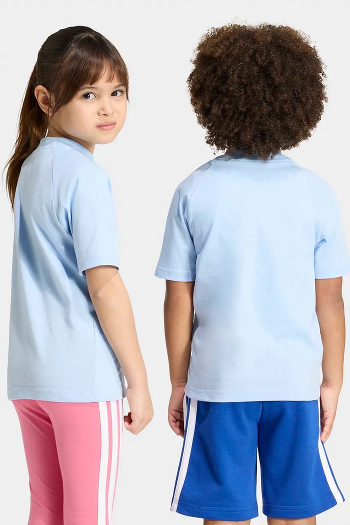 Chlapec adidas tričko detské bavlnené KT3323 modrá