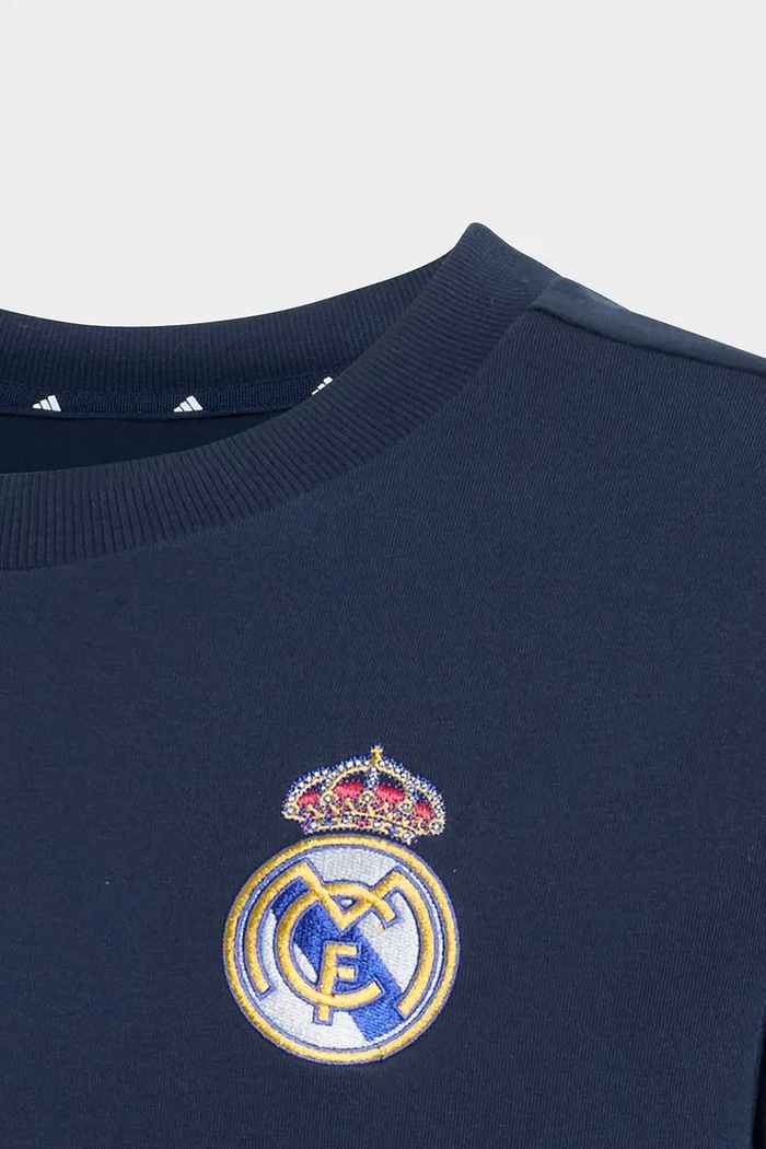 adidas Performance tričko detské bavlnené REAL MADRID KG5366 tmavomodrá