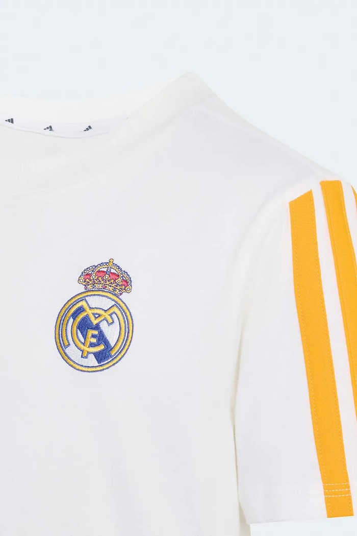 adidas Performance tričko detské bavlnené REAL MADRID biela KG2954