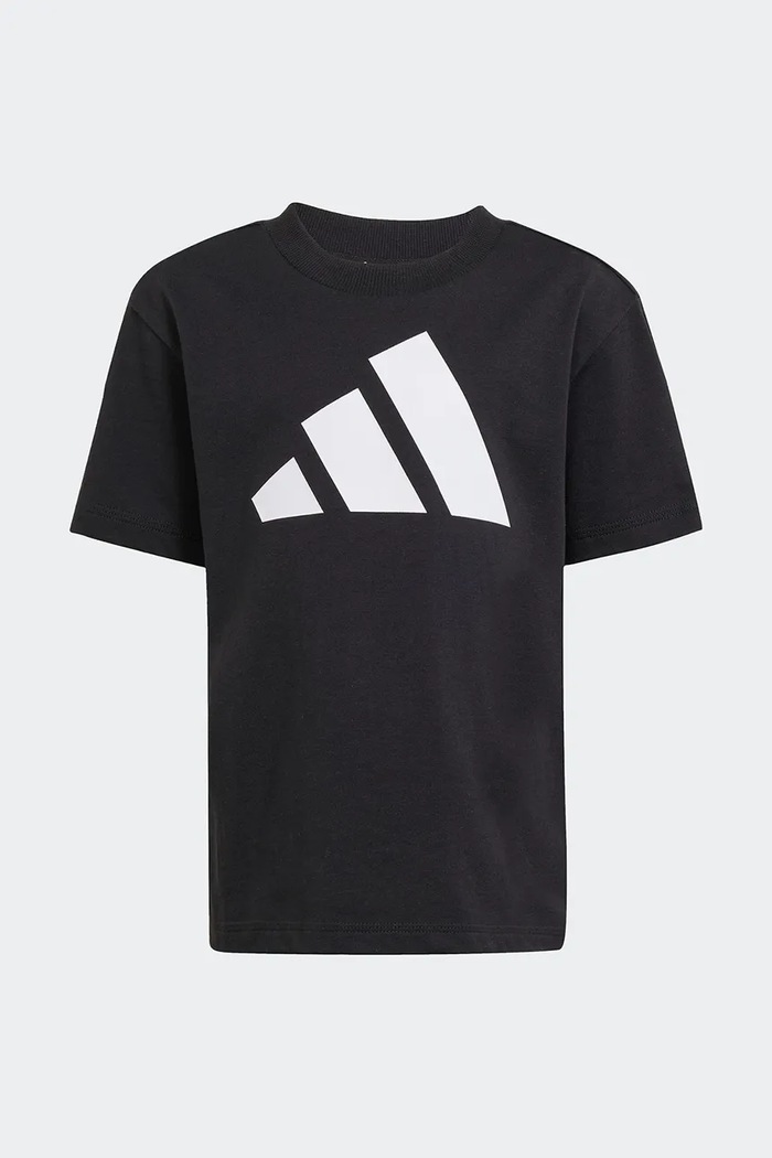 adidas t-shirt παιδικό βαμβακερό JE1379 μαύρο AW26