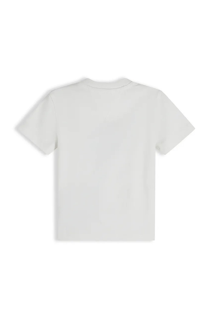 Tommy Hilfiger T-shirt niemowlęcy z bawełną KN0KN02294.9BY2 biały AW26