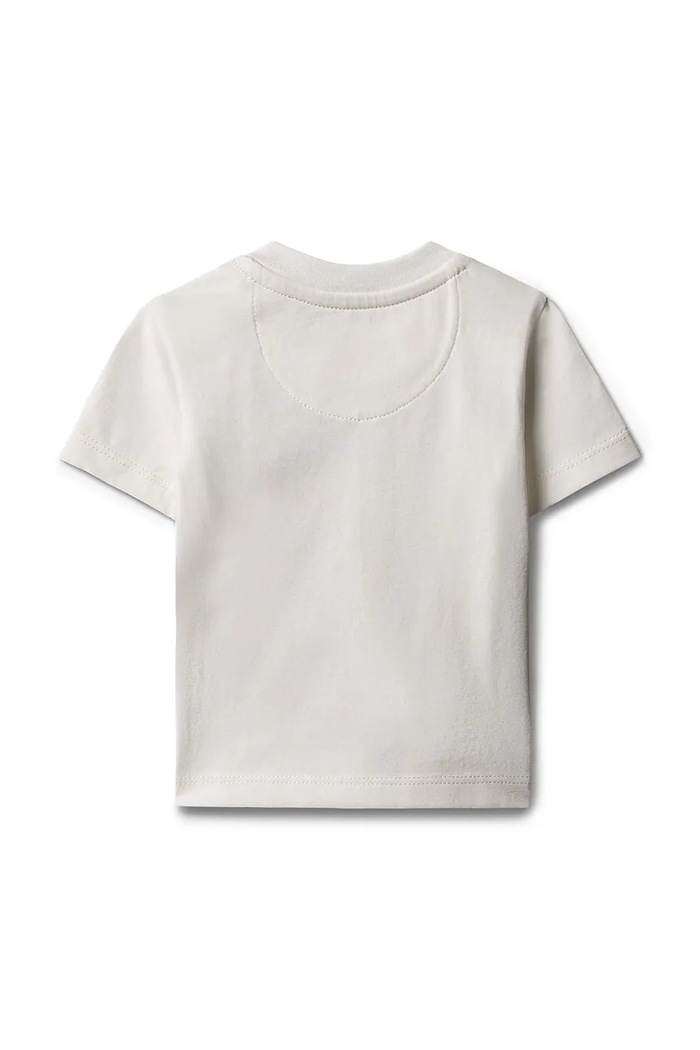 Calvin Klein Jeans tricou pentru copii din bumbac cu elastan LV1CKTJA50.9BY2 alb AW26