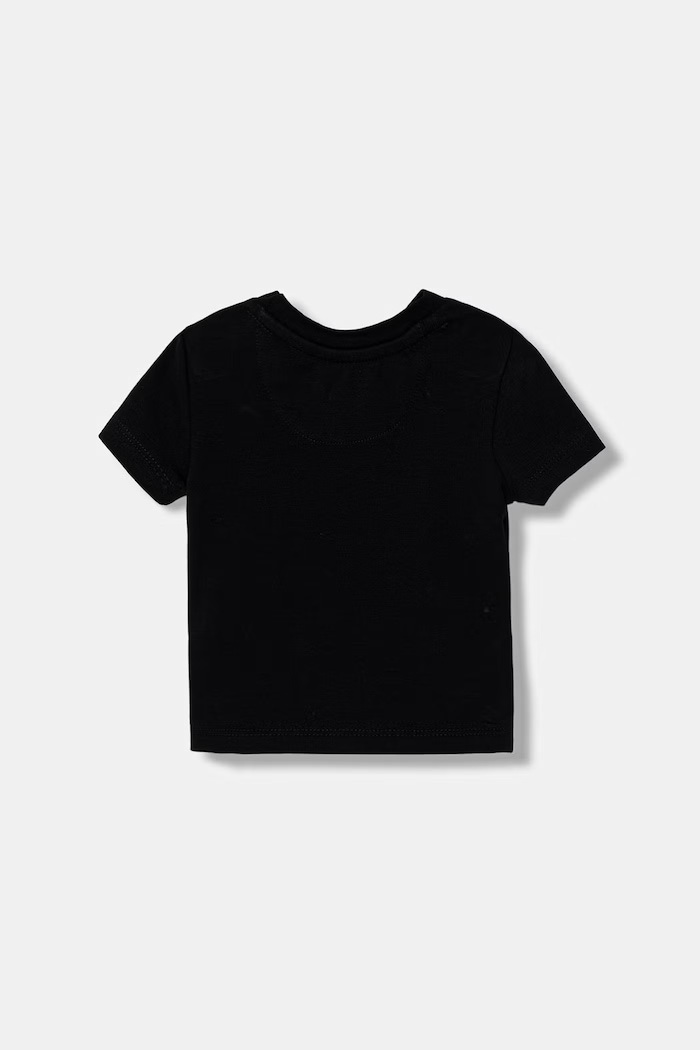 Calvin Klein Jeans tricou pentru copii din bumbac cu elastan LV1CKTJA50.9BY2 negru AW26