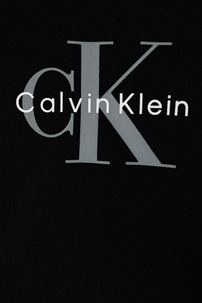 CHLAPEC Calvin Klein Jeans tričko dětské bavlněné s elastanem LV1CKTJA50.9BY2 černá