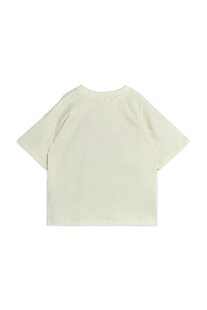 Mini Rodini T-shirt oversize dziecięcy bawełniany Table tennis 26620132 biały AW26