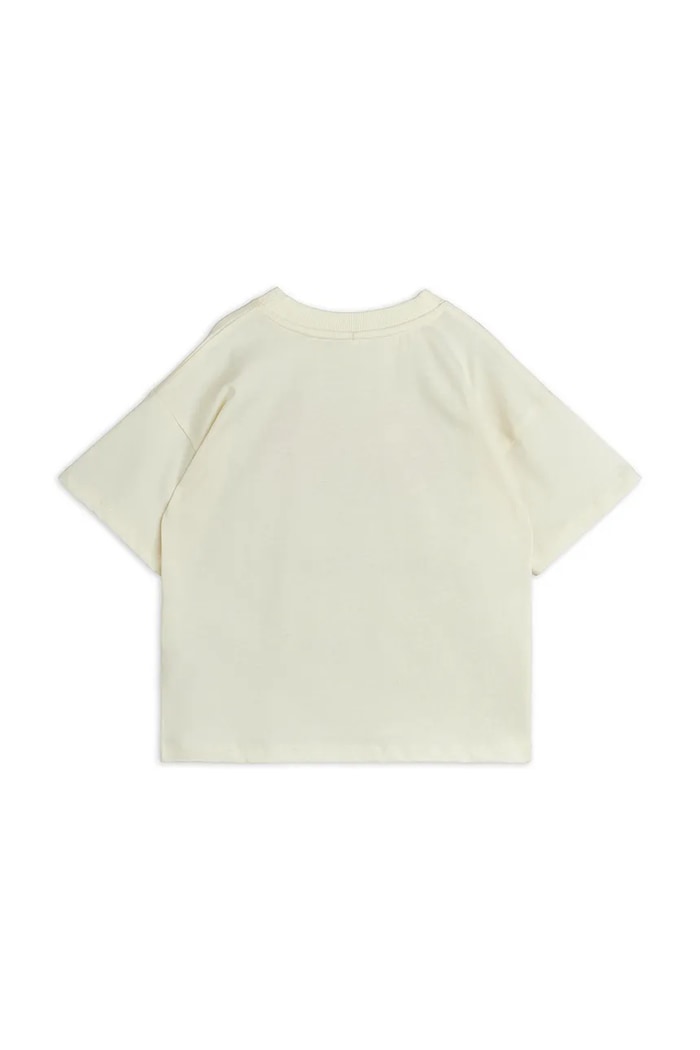 Mini Rodini T-shirt oversize dziecięcy bawełniany Table tennis 26620132 biały AW26