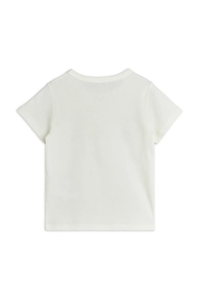 Chłopiec Mini Rodini T-shirt dziecięcy bawełniany Minibabies 26620110 biały