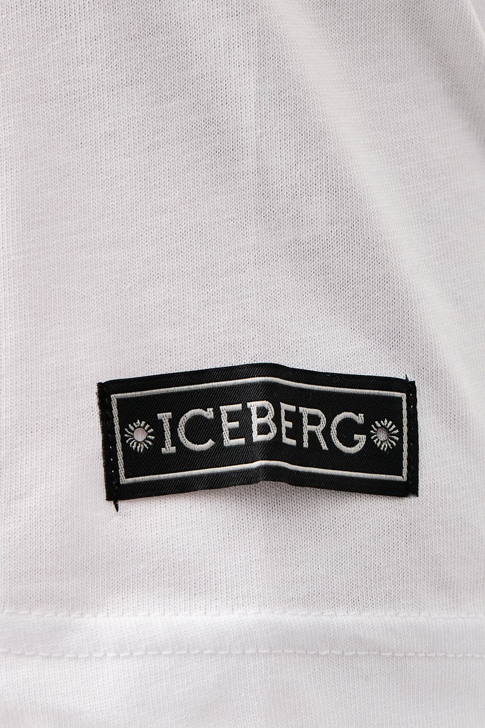T-shirt męski bawełniany Iceberg biały F045.627A