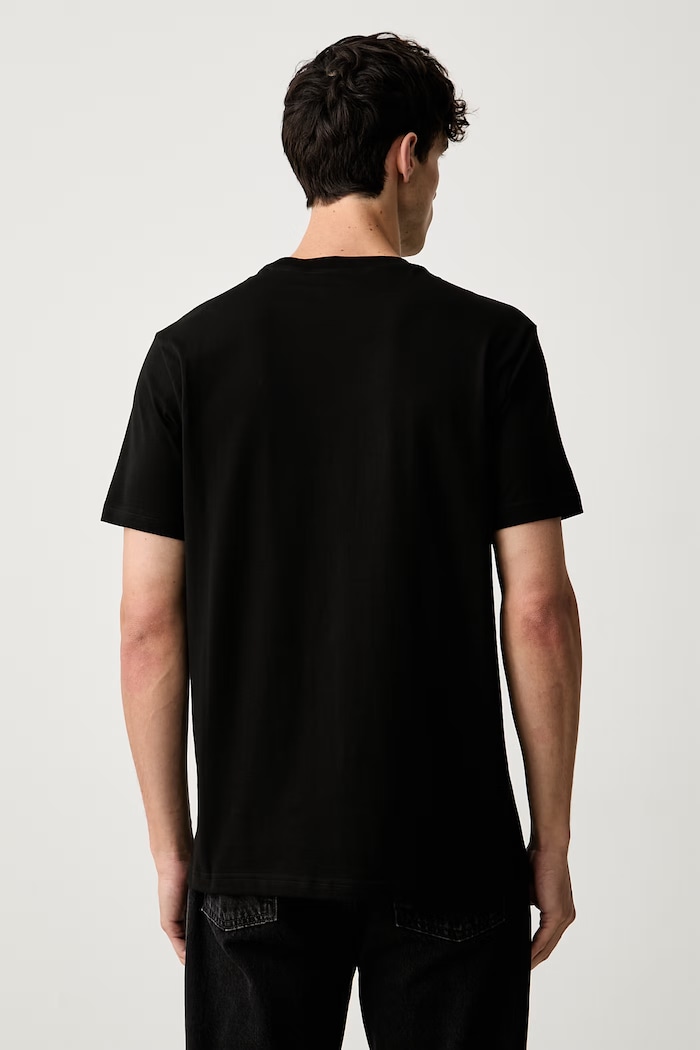 Odzież Iceberg T-shirt męski bawełniany F047.6306 czarny