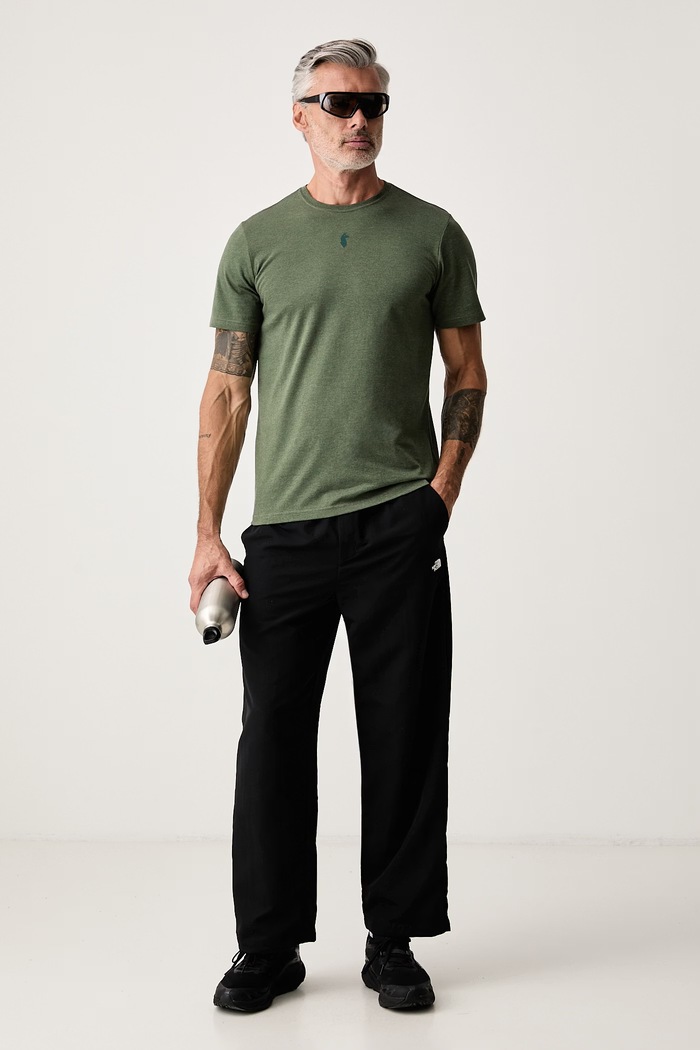 Cotopaxi T-shirt męski z bawełną Llama F25474M1786 zielony AW26