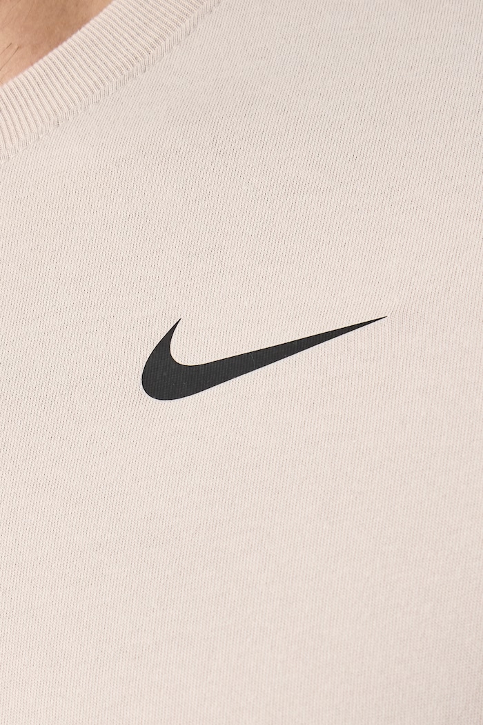 T-shirt treningowy męski z bawełną Dri-FIT Nike beżowy AR6029.236