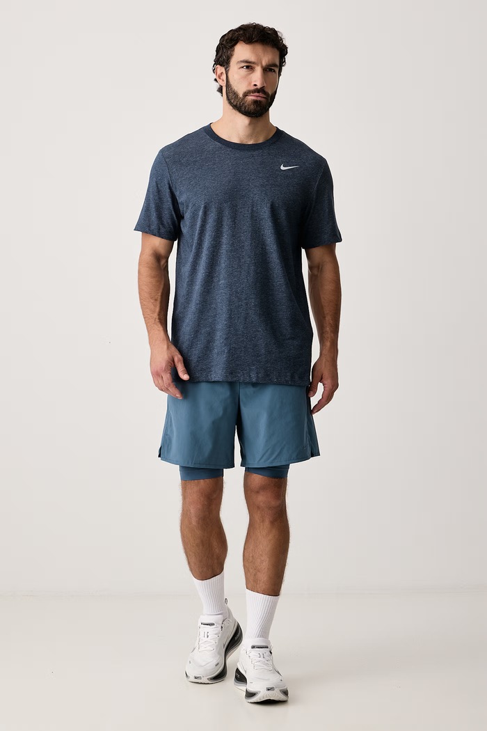 Nike T-shirt treningowy męski Dri-FIT AR6029.473 granatowy AW26