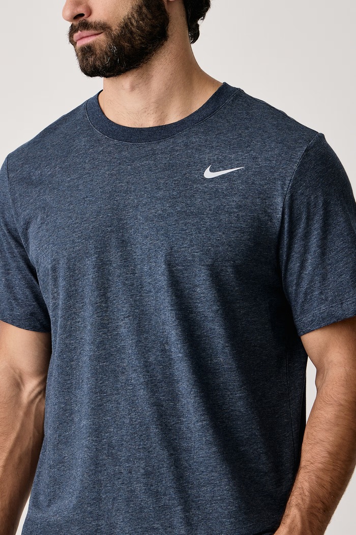 T-shirt treningowy męski Dri-FIT Nike AR6029.473 granatowy