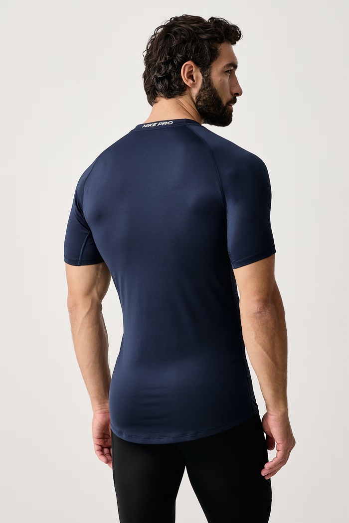 Odzież Nike T-shirt treningowy męski Nike Pro Dri-FIT FB7932.451 granatowy