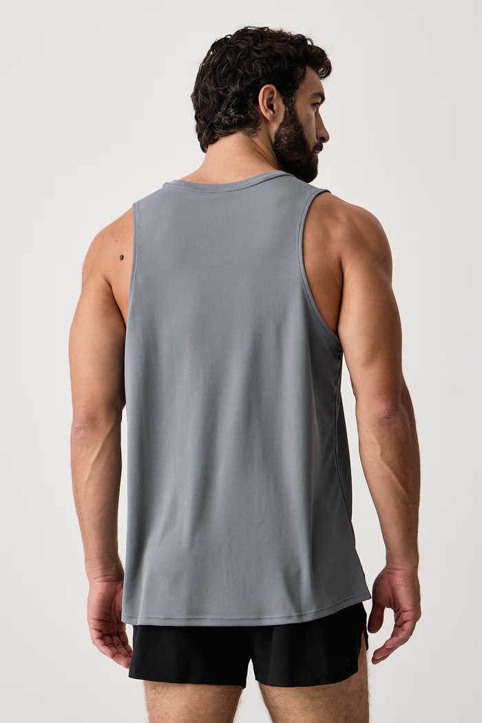 Odzież Nike Top sportowy męski Miler Dri-FIT IF2018.084 szary