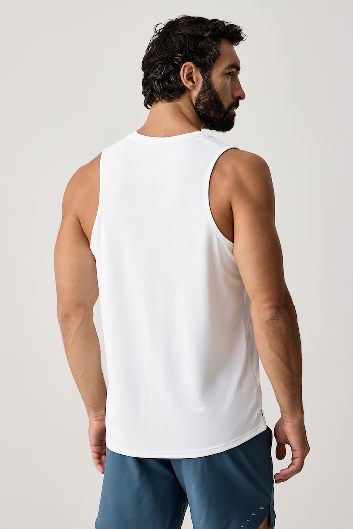 Odzież Nike Top sportowy męski Miler Dri-FIT IF2018.100 biały
