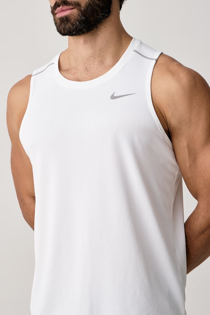 Top sportowy męski Miler Dri-FIT Nike IF2018.100 biały