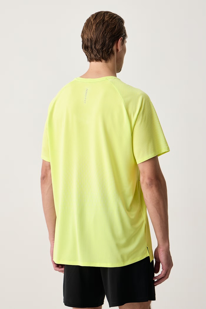 Odzież Nike T-shirt do biegania męski Stride Aero-FIT IH0745.736 zielony