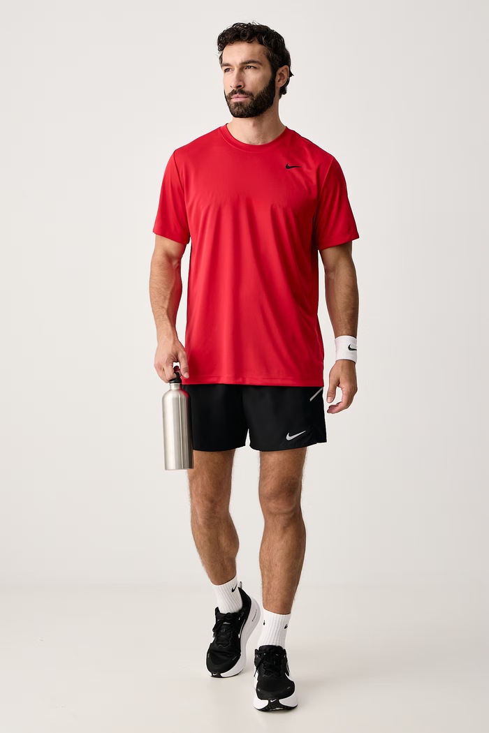 Nike T-shirt treningowy męski Dri-FIT IO1425.657 czerwony AW26