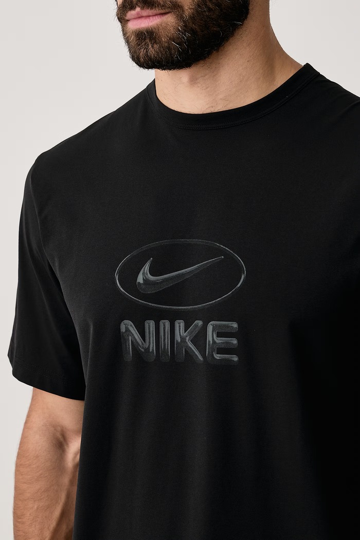 T-shirt sportowy męski Hyserve UV Dri-FIT Nike IM3595.010 czarny