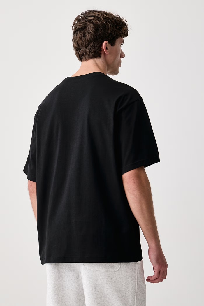 Odzież Jordan T-shirt męski bawełniany IF3107.010 czarny