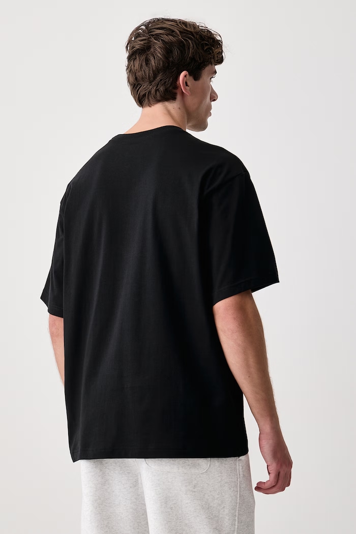 Odzież Jordan T-shirt męski bawełniany IF3107.010 czarny