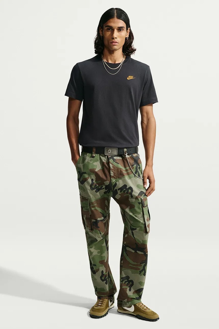 Nike Sportswear T-shirt basic męski bawełniany Club czarny AR4997.023
