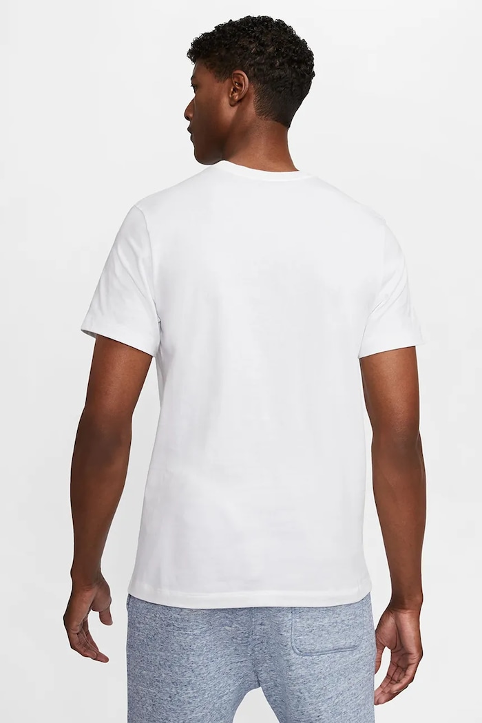 Nike Sportswear T-shirt basic męski bawełniany Club AR4997.100 biały AW26