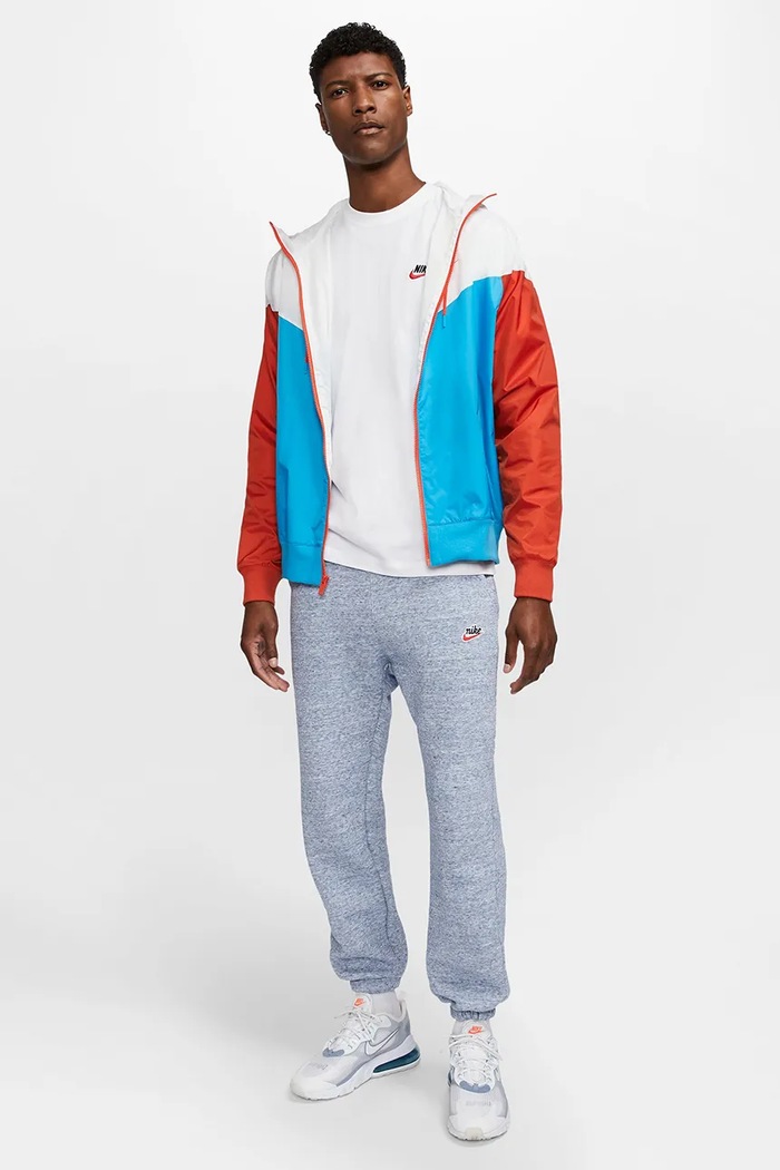 Odzież Nike Sportswear T-shirt basic męski bawełniany Club AR4997.100 biały