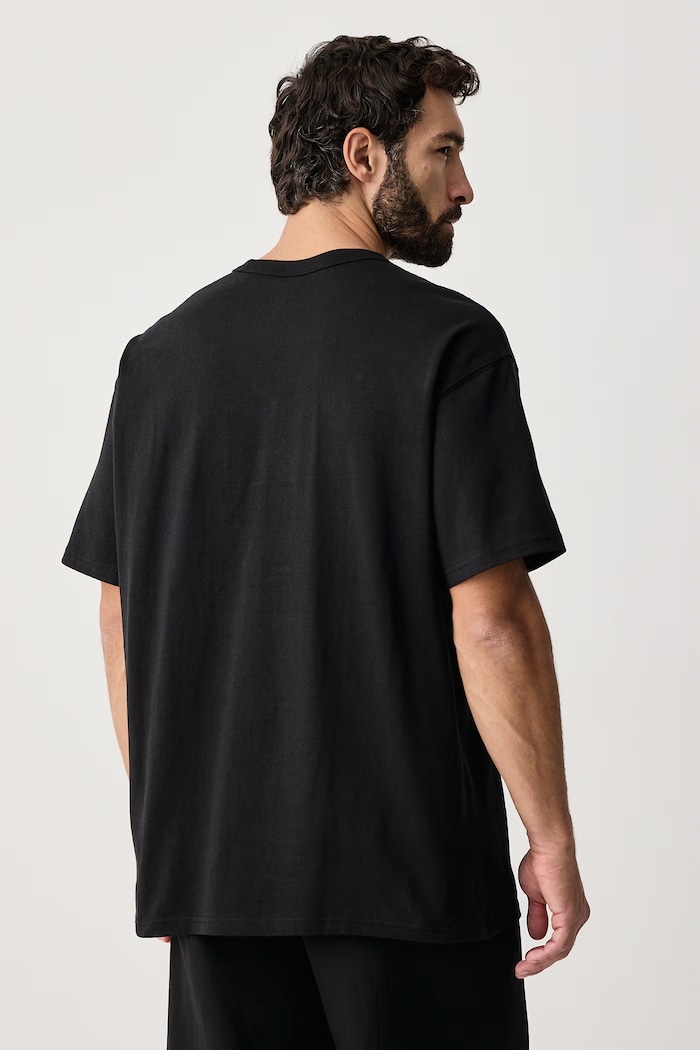 Nike Sportswear T-shirt męski bawełniany Premium Essentials IH1121.010 czarny AW26
