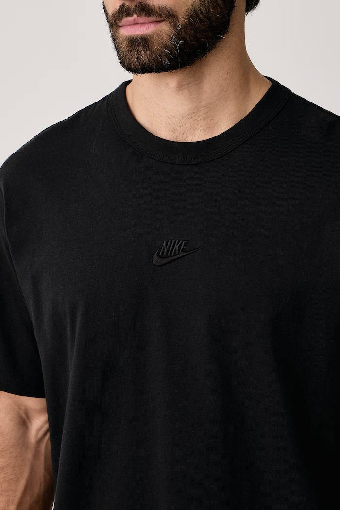 Odzież Nike Sportswear T-shirt męski bawełniany Premium Essentials IH1121.010 czarny