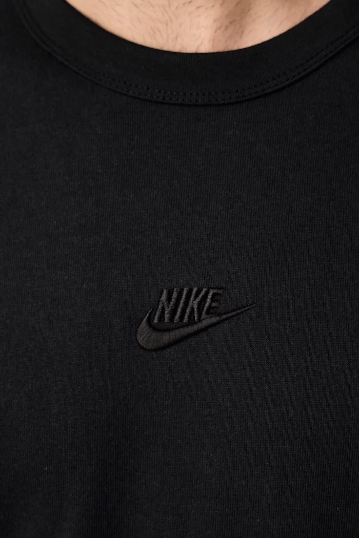 T-shirt męski bawełniany Premium Essentials Nike Sportswear IH1121.010 czarny