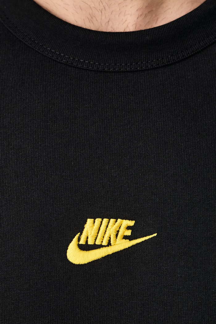Női pamut póló Premium Essentials Nike Sportswear fekete IH1121.011