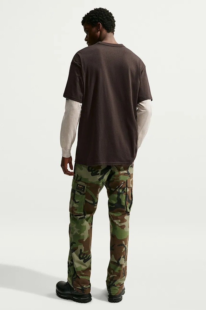 Nike Sportswear T-shirt męski bawełniany Premium Essentials IH1121.220 brązowy AW26